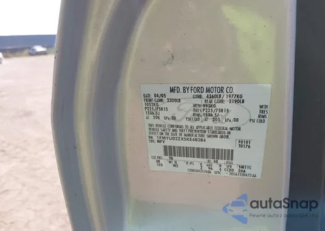 2005 Ford Escape Xls из США, поврежденный, VIN 1FMYU02ZX5KE48384